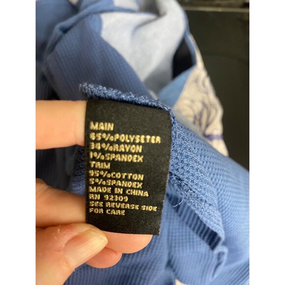 DG2 Diane Gilman Stretch Twill‎ Knit Denim Jacket Hoodie MIDTONE Size XL - Picture 10 of 11